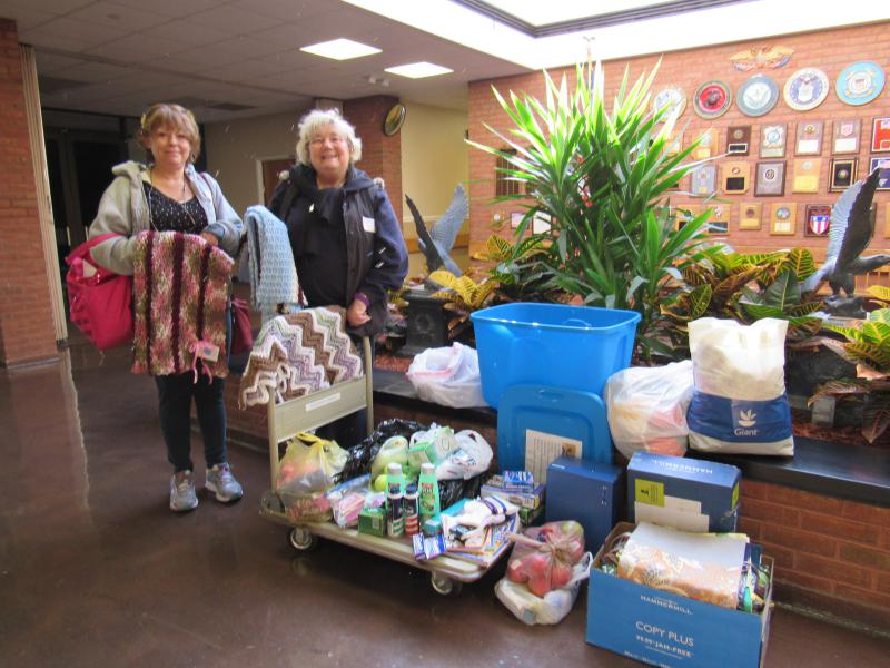 St. Mary's Parish donated lots of wish list items